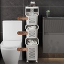  3-Tier Laundry Basket with Wheels /سلة غسيل وتنظيم 3 طبقات بعجلات 
