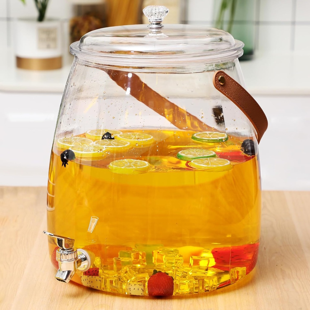 Plastic Beverage Dispenser Container 5.2L (without base)/