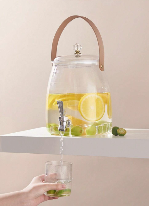 Plastic Beverage Dispenser Container 5.2L (without base)/