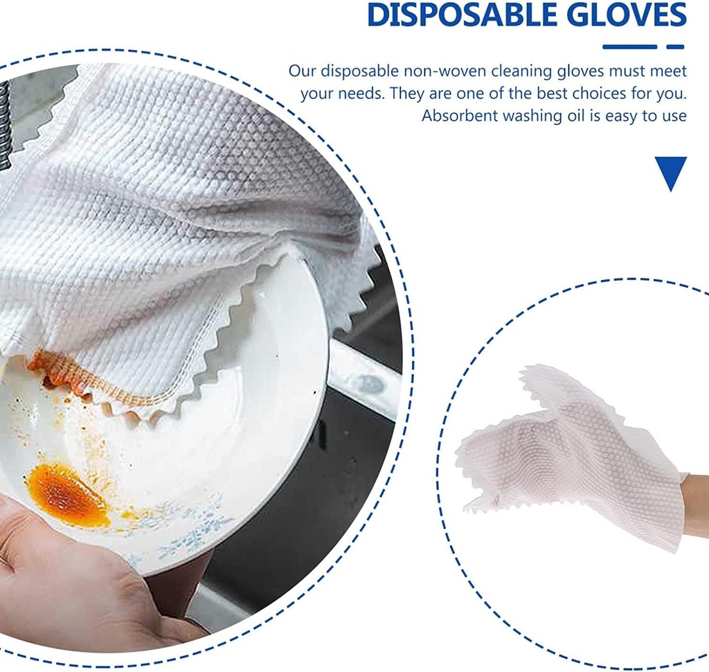 DISPOSABLE CLEANING GLOVE  / قفاز التنظيف القابل 