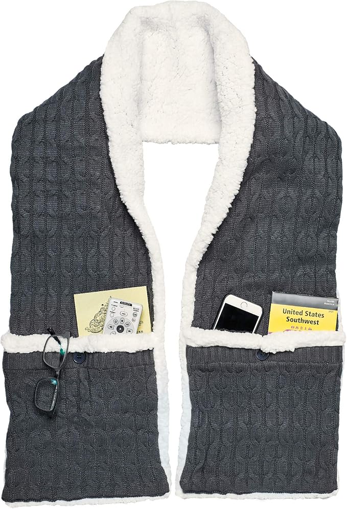 THE ULTRA PLUSH BLANKET SCARF / وشاح التدفئة