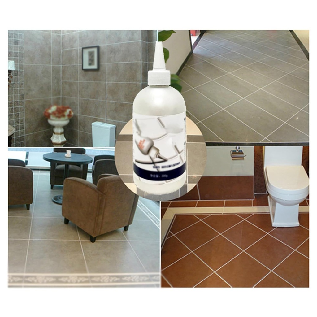 Waterproof Tile Gap Glue 280ml Silver/ غراء فجوات البلاط المقاوم للماء 280 مل فضي