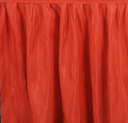 Satin table dress
Table Skirt
180*74+74 RED