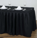Satin table dress
Table Skirt
180*74+74 BLACK 