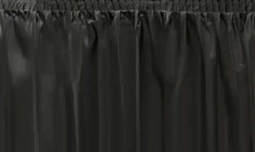 Satin table dress
Table Skirt
180*74+74 BLACK 