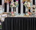 Satin table dress
Table Skirt
180*74+74 BLACK 