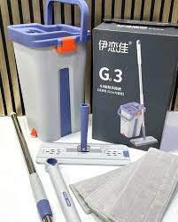 Rotating Mop with Bucket for Floor Cleaning / ممسحة دوارة مع دلو لتنظيف الأرضيات 