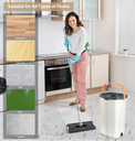 Rotating Mop with Bucket for Floor Cleaning / ممسحة دوارة مع دلو لتنظيف الأرضيات 