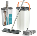 Rotating Mop with Bucket for Floor Cleaning / ممسحة دوارة مع دلو لتنظيف الأرضيات 