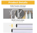  CLOTHES BASKETS + Clothes Single Hanger Stand+2 shelves / علاقة الملابس + سلة الملابس 