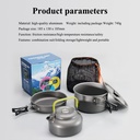 Diacroy Camping Cookware Set / مجموعة أواني الطهي للتخييم