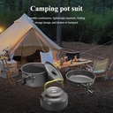 Diacroy Camping Cookware Set / مجموعة أواني الطهي للتخييم