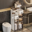 Bathroom Organizer Cabinet  7-shelves 18cm width/خزانة تنظيم الحمام 7 أرفف عرض 18 سم