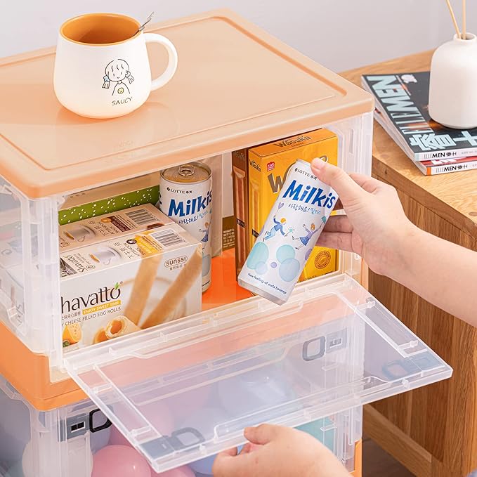 Foldable Storage Box with window/صندوق تخزين قابل للطي مع نافذة