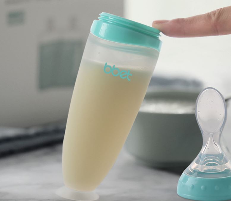 Baby Spoon Bottle Feeder, Kids Toddler Cutlery/ ملعقة الاطفال الصغار