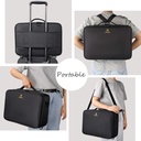 Large Professional Makeup Case 16.5in / حقيبة مكياج احترافية كبيرة مقاس 16.5 بوصة