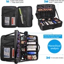 Large Professional Makeup Case 16.5in / حقيبة مكياج احترافية كبيرة مقاس 16.5 بوصة