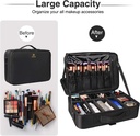 Large Professional Makeup Case 16.5in / حقيبة مكياج احترافية كبيرة مقاس 16.5 بوصة