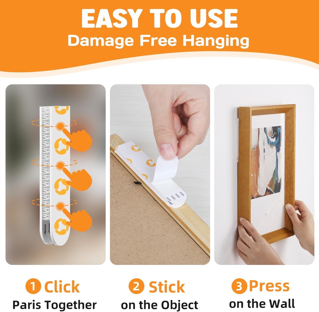 Strong Picture Frames Hanging Strips/شرائط تعليق إطارات الصور القوية