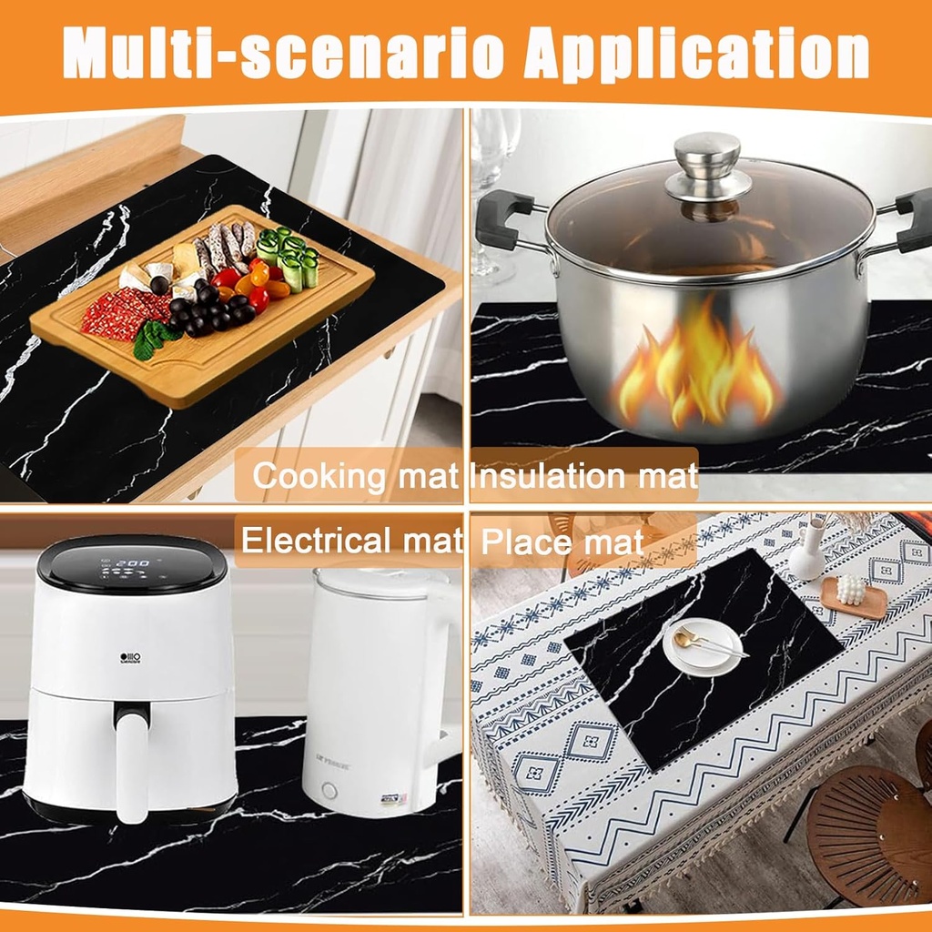 Induction cooking protector mat /حصيرة حماية للطهي 