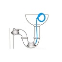 Drain clog remover flexible/مزيل انسداد الصرف الصحي المرن