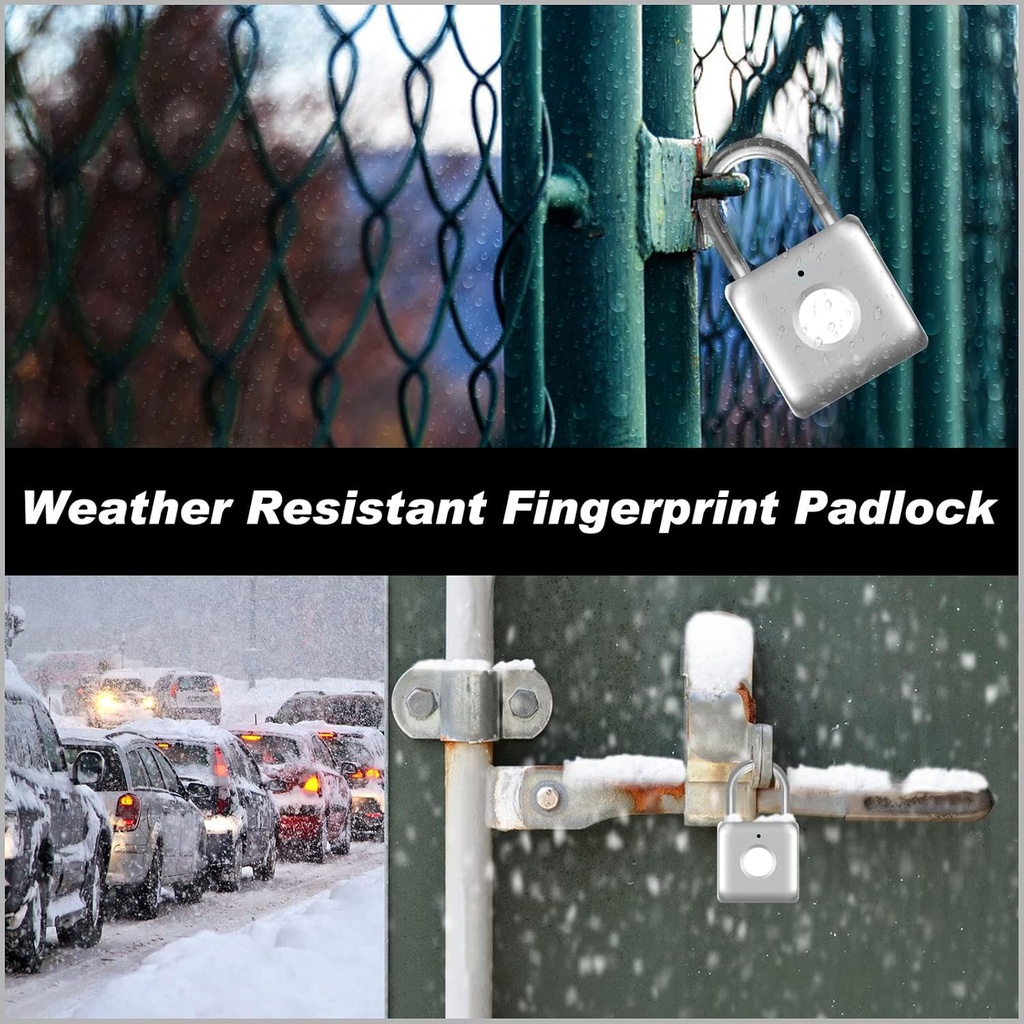 Finger Print Pad-Lock / قفل بصمة الإصبع