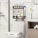 OVER TOILET STORAGE SHELF FOR BATHROOM /رفين تخزين فوق المرحاض للحمام