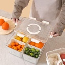 4-Compartment Detachable Fridge Food Container/ علبة حفظ الطعام قابلة للفصل مكونة من 4 أقسام