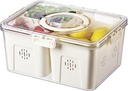 4-Compartment Detachable Fridge Food Container/ علبة حفظ الطعام قابلة للفصل مكونة من 4 أقسام