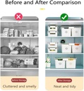 4-Compartment Detachable Fridge Food Container/ علبة حفظ الطعام قابلة للفصل مكونة من 4 أقسام