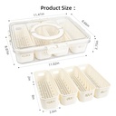 4-Compartment Detachable Fridge Food Container/ علبة حفظ الطعام قابلة للفصل مكونة من 4 أقسام