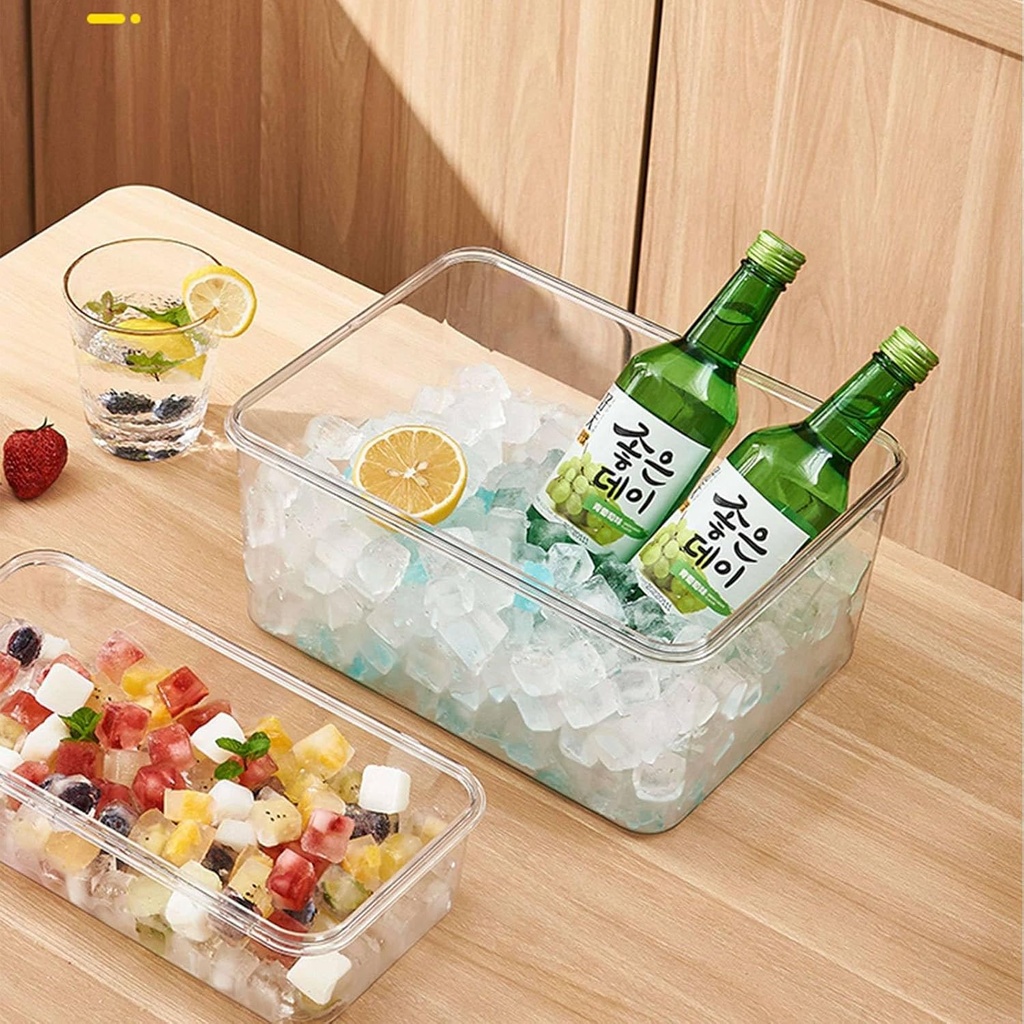 ICE CUBE TRAY CONTAINER 3 LAYERS /علبة صينيات مكعبات الثلج 3 طبقات
