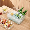 ICE CUBE TRAY CONTAINER 3 LAYERS /علبة صينيات مكعبات الثلج 3 طبقات