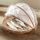 BAMBOO FOOD COVER SET 3 PCs /مجموعة أغطية طعام من الخيزران، 3 قطع