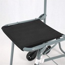 Shopping cart with stool /عربة تسوق مع مقعد