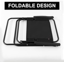   Kermit Foldable Chair Black ,White / كرسي كيرميت قابل للطي أسود وأبيض