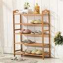  5-layer shoe rack 68*24*83 /رف أحذية خشبي  5 رفوف