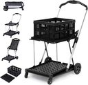 Double-layer aluminum shopping cart (one basket) /عربة تسوق من الألومنيوم مزدوجة الطبقات (سلة واحدة)