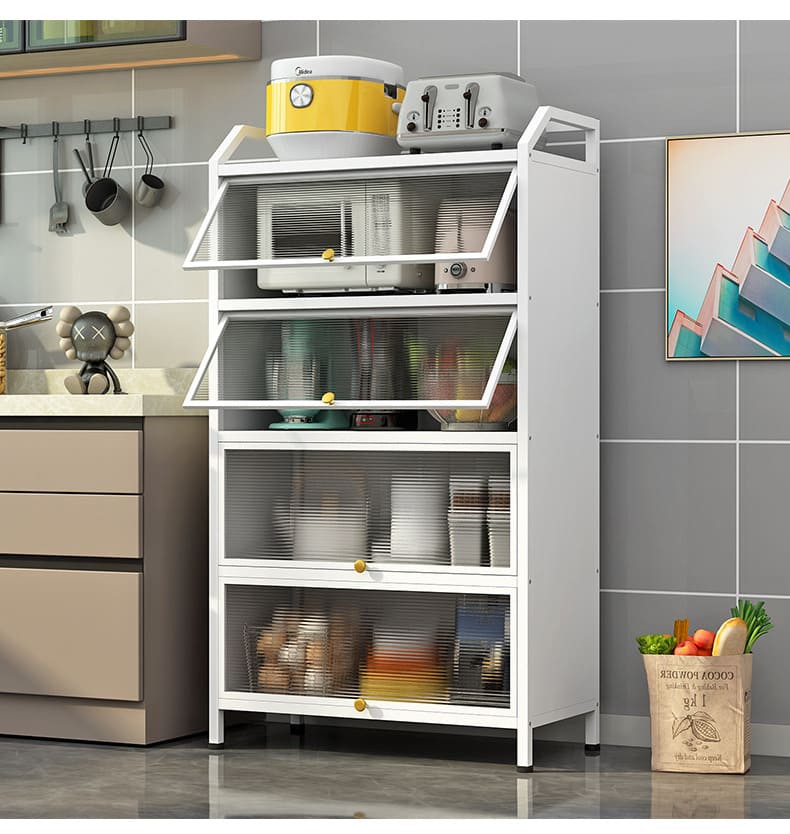 Storage Cabinet 4 Layers+ 1 rack 143x80x32 / خزانة التنظيم 4 ادراج +رف