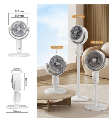 F1 Portable Wireless Foldable Fan & Bluetooth Speaker With Remote Control 7200mAh Battery /