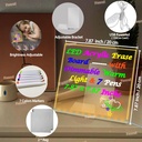 3D Acrylic Drawing Board with LED Light 30x20cm/ لوحة رسم اكريليك ثلاثية الابعاد مع اضاءة LED 