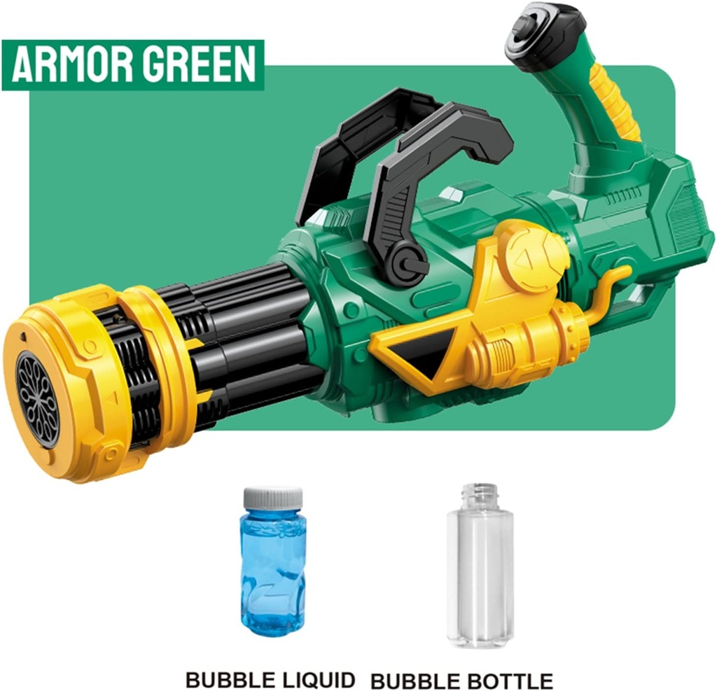 SPACE ARMOR GATLING BUBBLES GUN/مسدس فقاعات 
