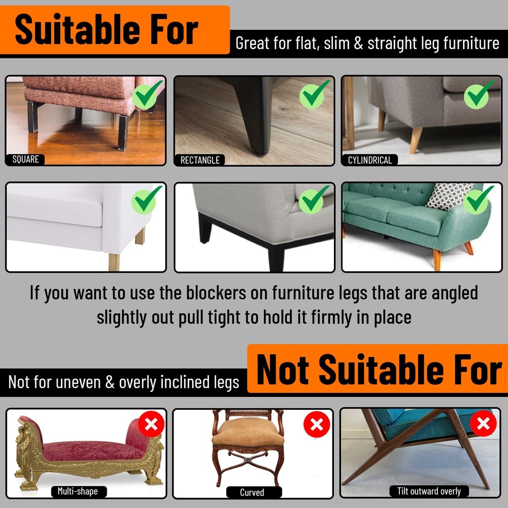 Gap Under furniture Bumper 10cm×3m /حاجز فاصل أسفل الأثاث 10 سم × 3 م
