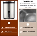 Stainless Steel Beverage Dispenser 8L / موزع مشروبات من الفولاذ المقاوم للصدأ سعة 8 لتر