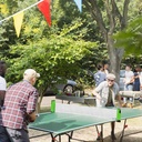 PORTABLE TABLE TENNIS SET 