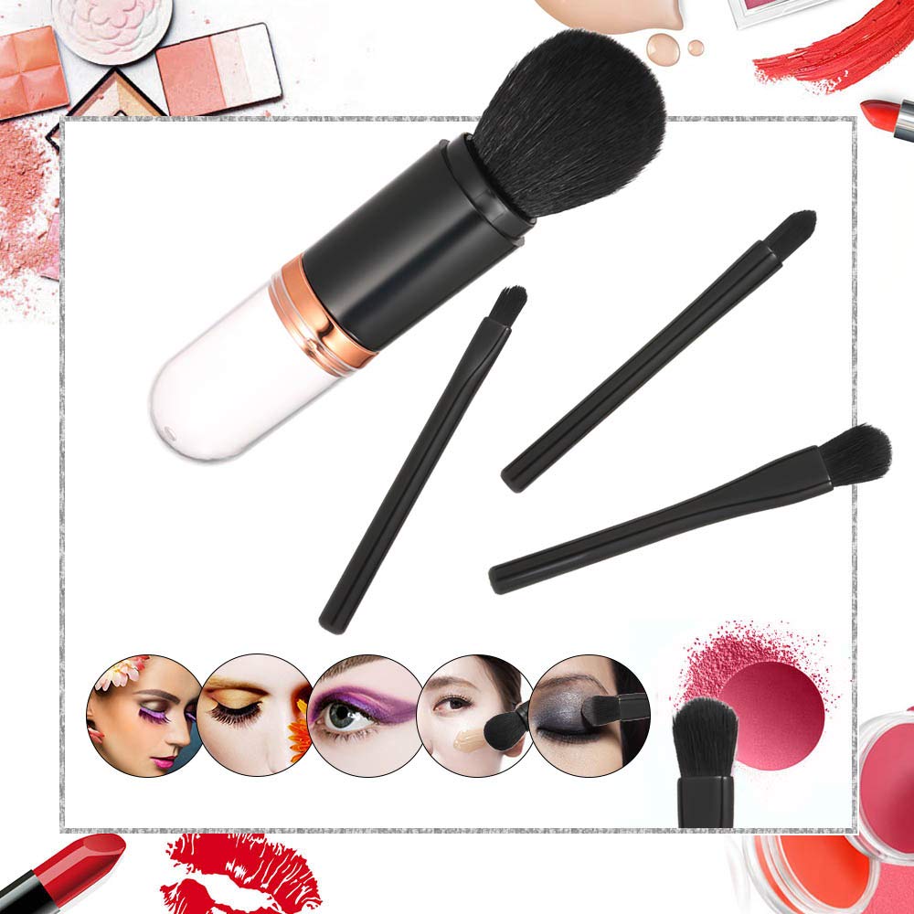 4 in 1 Make Up Brush Box /صندوق فرش المكياج 4 في 1
