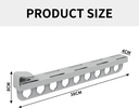 Extendable Pull-out Closet Clothes Rail /سكة تعليق ملابس قابلة للسحب والتمديد