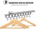Extendable Pull-out Closet Clothes Rail /سكة تعليق ملابس قابلة للسحب والتمديد