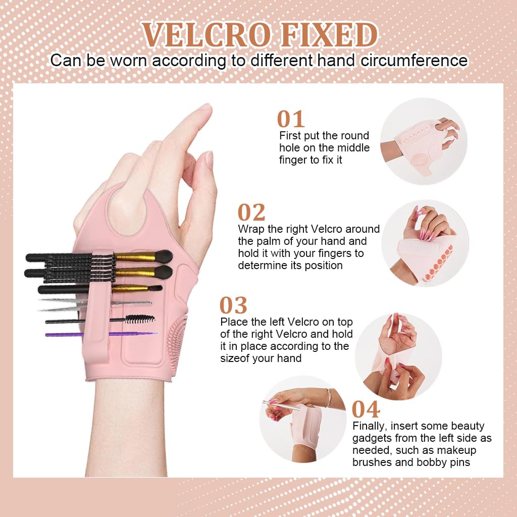 MAKEUP TOOL ORGANIZER WRISTBAND/ سوار منظم أدوات المكياج