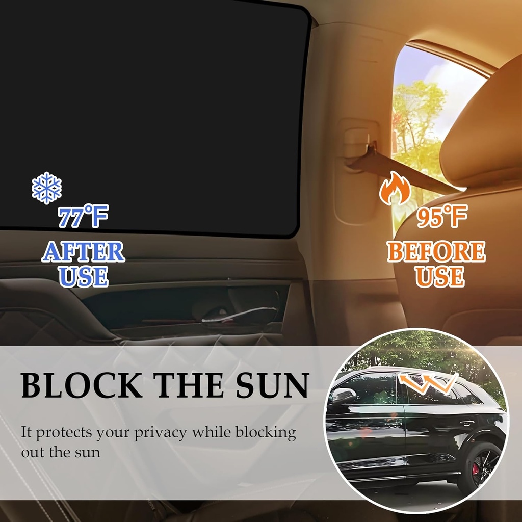 Car Window Shades 4PCs / ستائر نوافذ السيارة 4 قطع